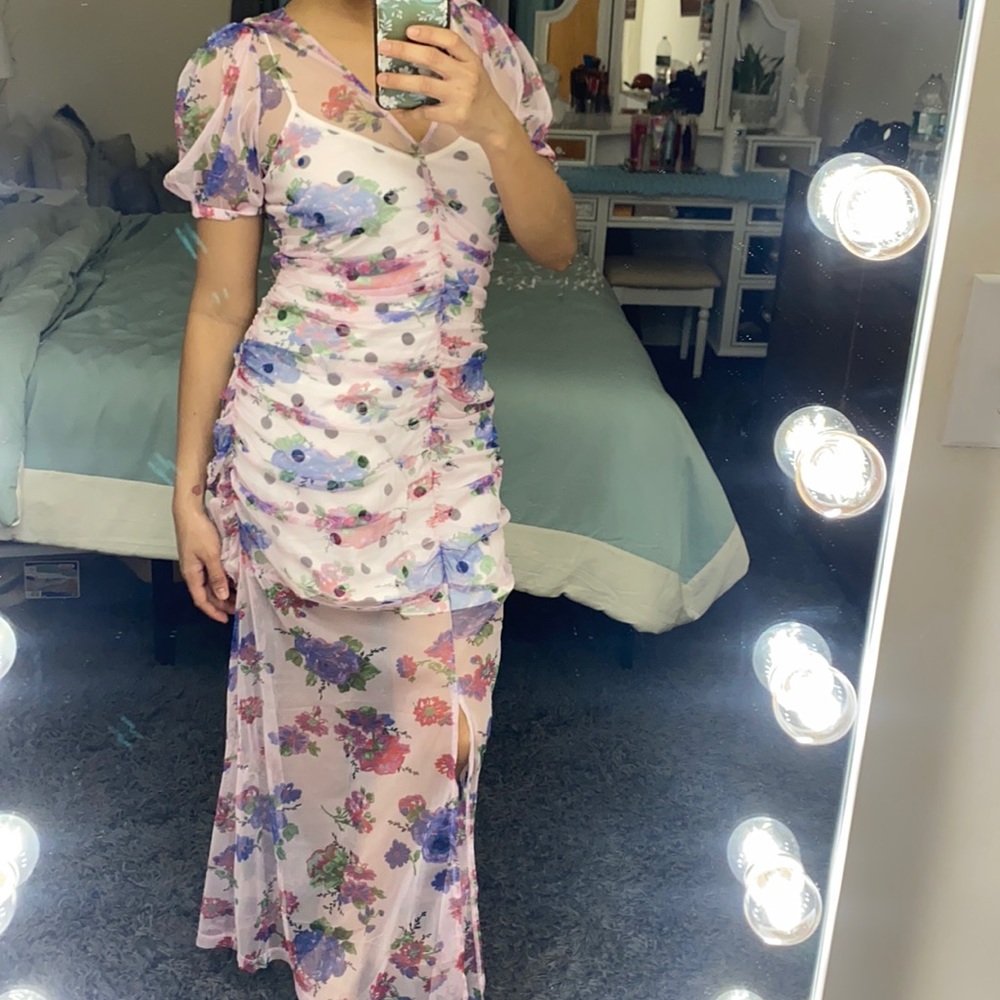 ASOS long dress in good condition size 8
